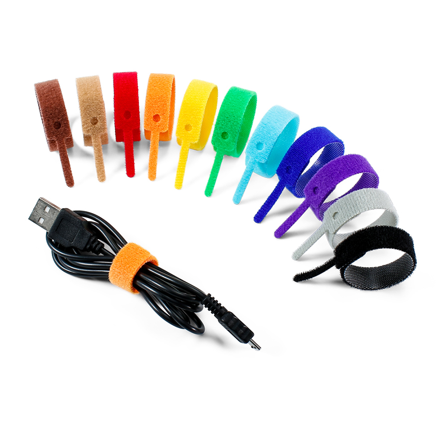 Многоразовая кабельная стяжка с крючком-петлей для управления кабелем передачи данных, организация домашнего хозяйства