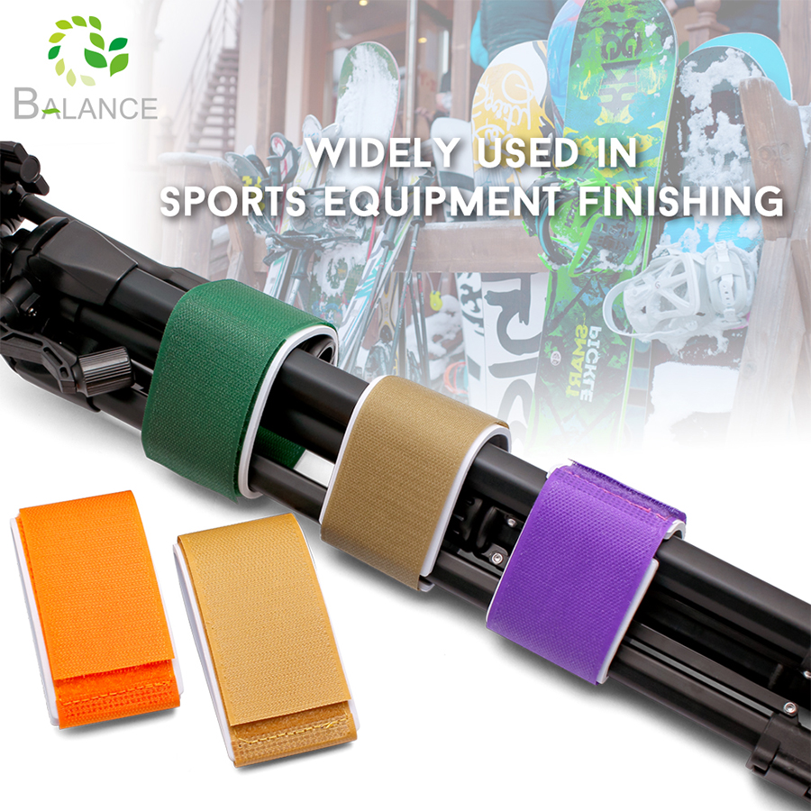 Лыжный ремень Крепеж для лыж Цветная регулируемая лента с крючками и петлями Специально для лыж