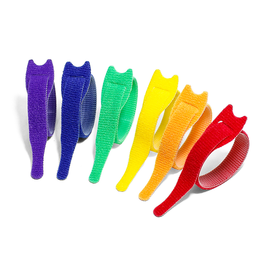 ربطة عنق للكابل متينة وموثوقة ذاتية القفل وحلقة ربط من الخلف إلى الخلف لإدارة الكابلات