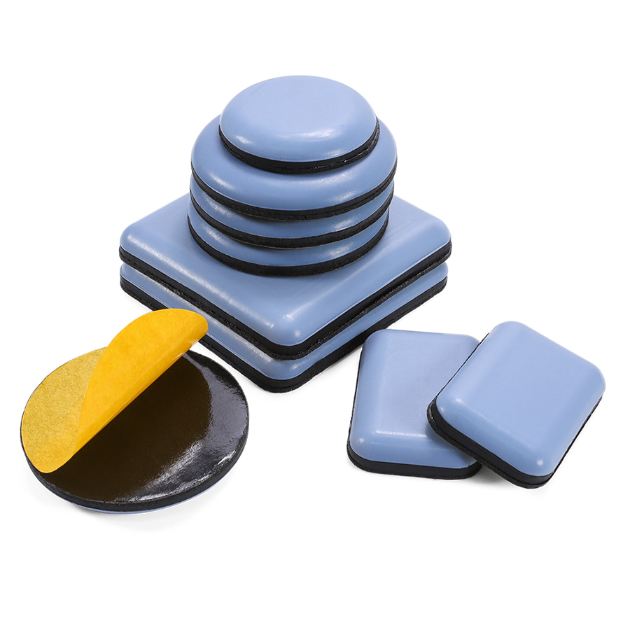 粘合剂Teflon/PTFE家具滑块 - 重型，定制尺寸和颜色，易于滑行