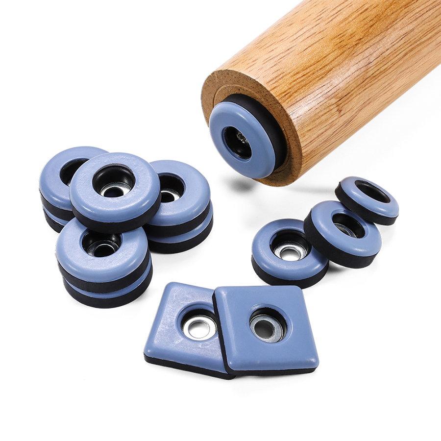 Industrial Strength PTFE Screw-on Furniture Moving Pads Manufacturer Sliders for Floor Safe Positioning & Effortless Glide