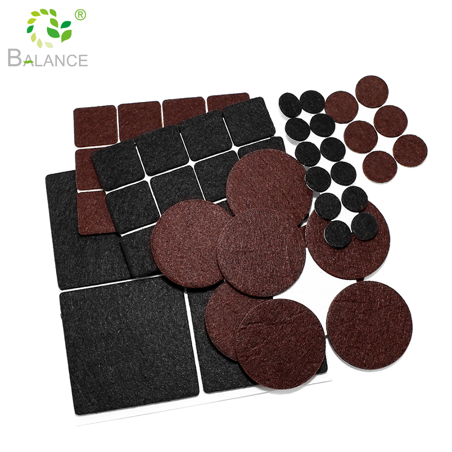 Adhesive Felt Pads Supplier Multi Surface Application Self Stick Felt Furniture Pads Wholesale Bulk Order Protective Floor Pads