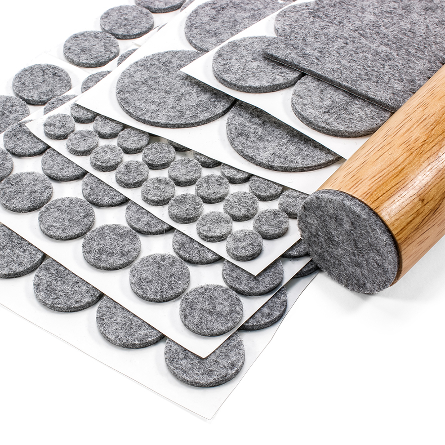 Adhesive Felt Pads Factory Supplier Removable Anti Scratch Felt Protectors Self Adhesive Backing Felt Pad