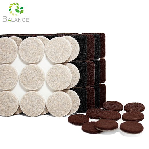 椅子腿羊毛家具保护器无编织地板保护器的自动粘合剂垫