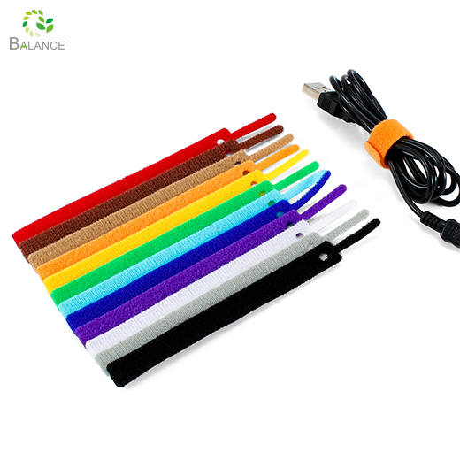 Langlebiger selbstklebender Rücken -an -Rücken -Haken- und Loop -Kabelkabel -Organizer -Gurt für Kabelverschluss Kabelmanagement Großhandelslieferant