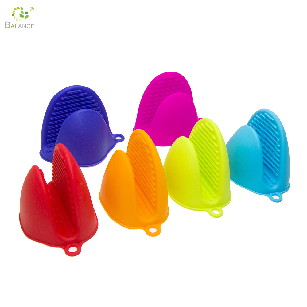 Farb Silikonofenhandschuhe und Handschuhset -Set -Hitzefestküchen Kochen Backhandschuhe Nicht -Slip -Lebensmittel -Grade Großhandel