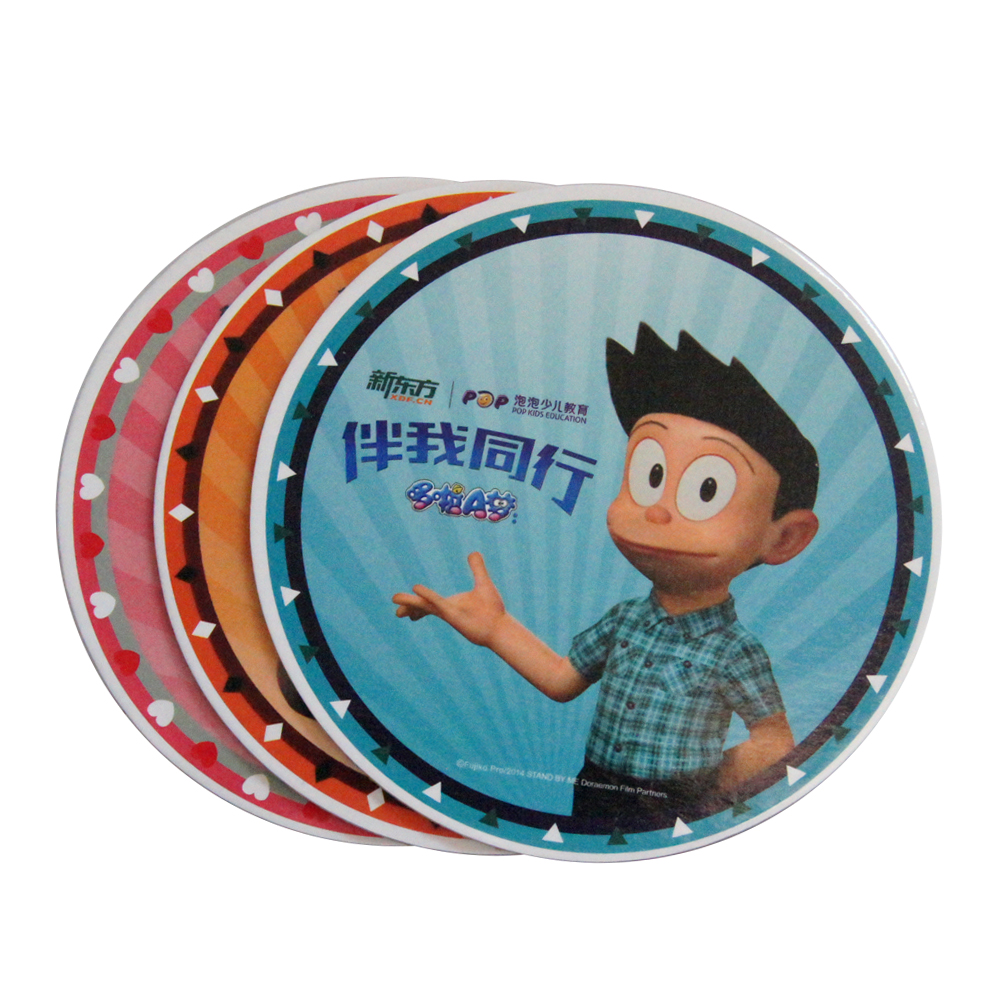 Hochwertige schöne Souvenirkork und Holzgetränk Coaster Wine Coaster Lieferant