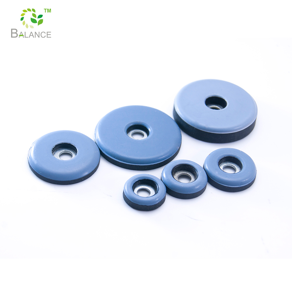 China Manufacturer Screw On PTFE Furniture Glides With Holes Anti Abrasion Sliders Heavy Duty Floor Protectors For Sofa Cabinet