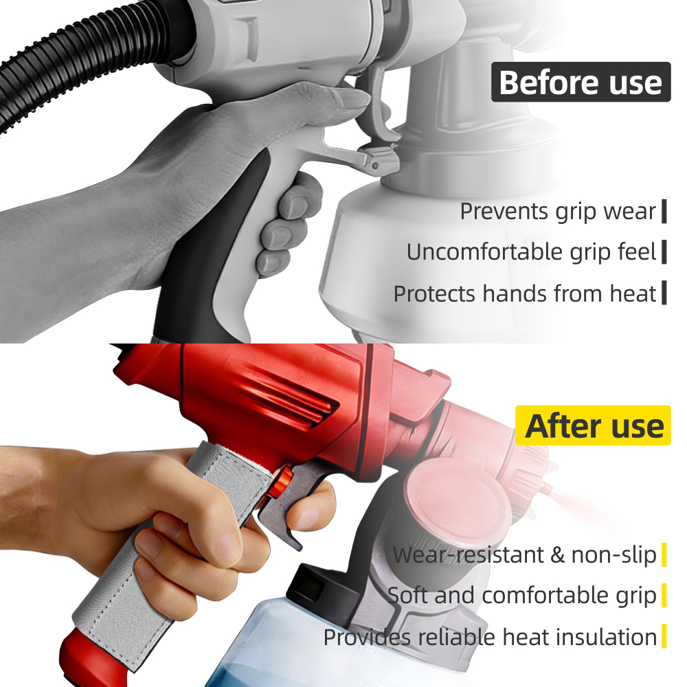 Upgrade Your Handle Experience: Premium Neoprene Cover with Reusable Hook and Loop Fastener