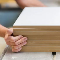 High Quality MDF 3mm 6mm 9mm 12mm 15mm wood Sheets White Melamine MDF Board for Cabinet and Furniture