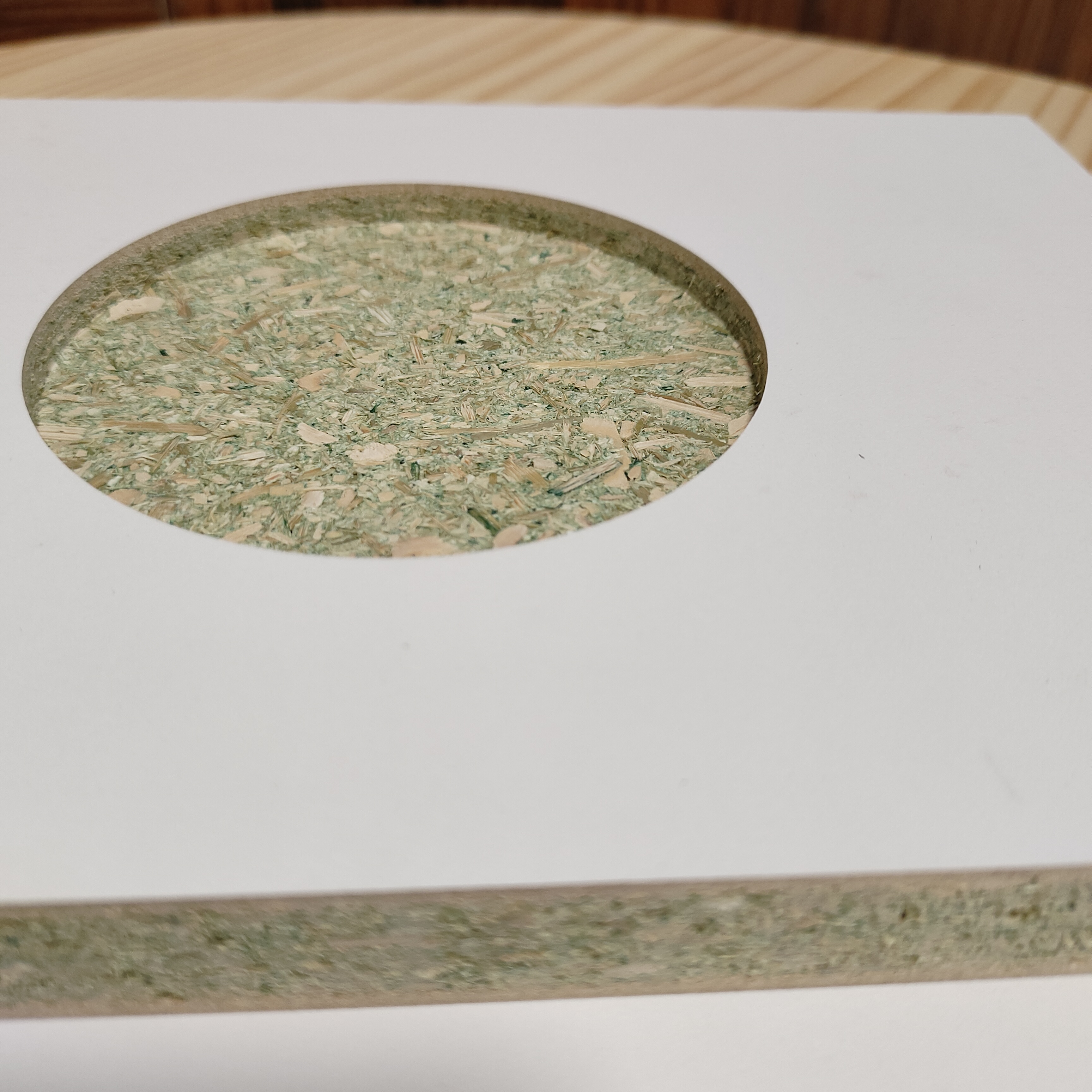 Մելամին-պատրաստված բամբուկե բամպի բուրավետ տախտակի գույնը մատչելի է