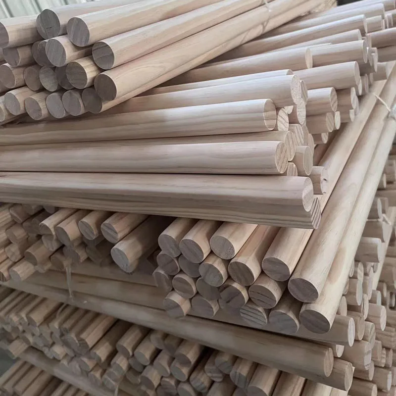 China Radiata Pine Round Wood Stick Supply Factory