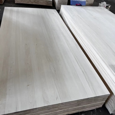 AA Grade Kiln Dried Bleached Poplar Solid Board For Cabinet Desktop & Wall Decoration Wholesale