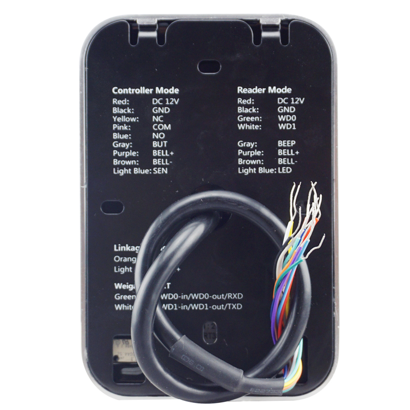 IP67 Waterproof Metal Access Control/Wiegand Reader for Single Door access control keypad