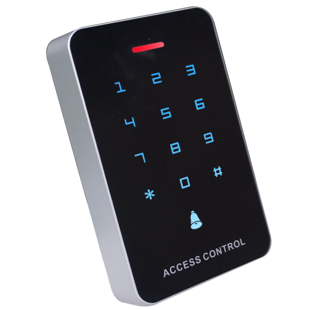 1000 Users Key /touch Screen Password 125khz/13.56Mhz  Rfid Single Door Access Control Reader 
