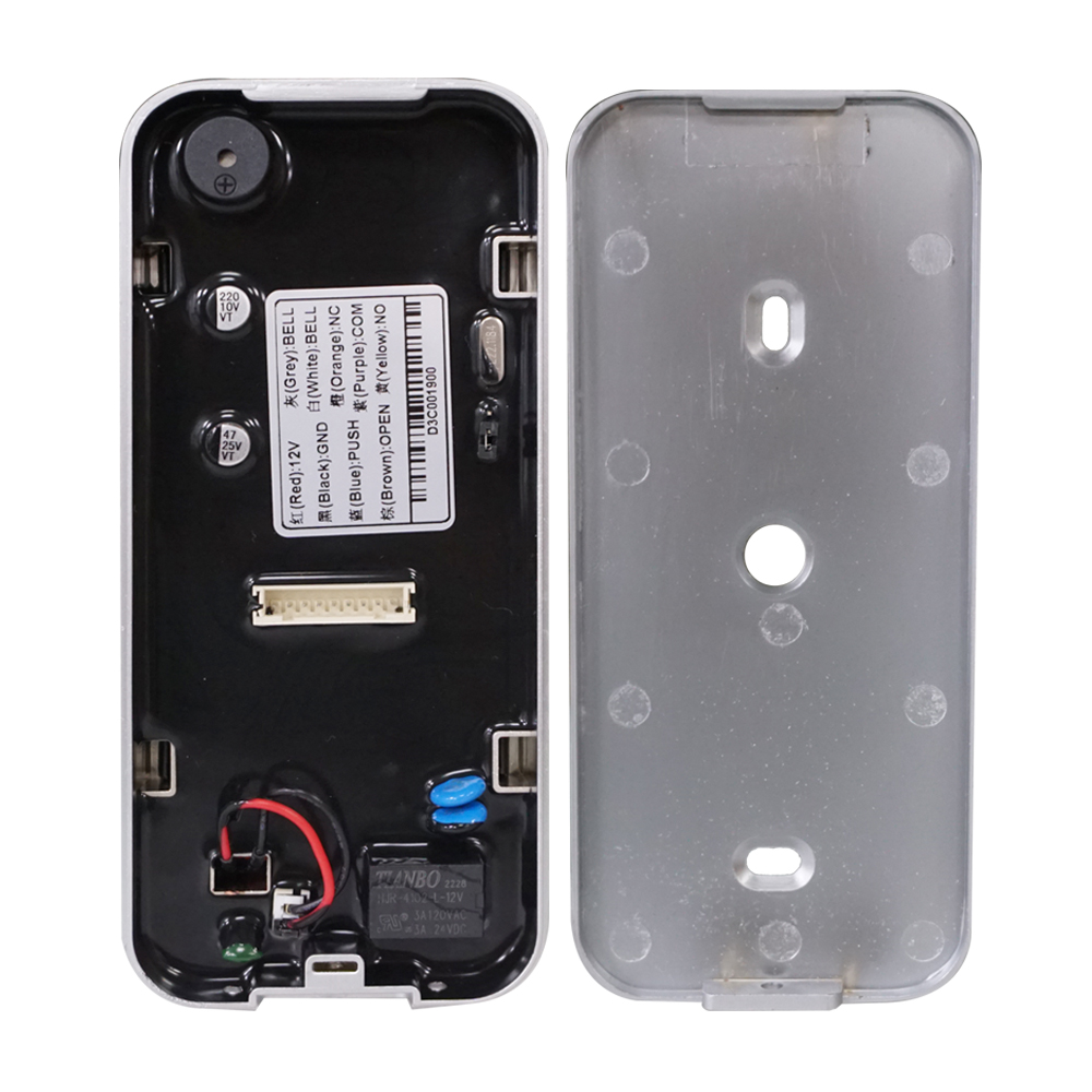 Clavier de contrôle d'accès de porte automatique, boîtier métallique étanche Rfid 125khz/13.56Mhz, clavier de contrôle d'accès autonome avec 1000 utilisateurs