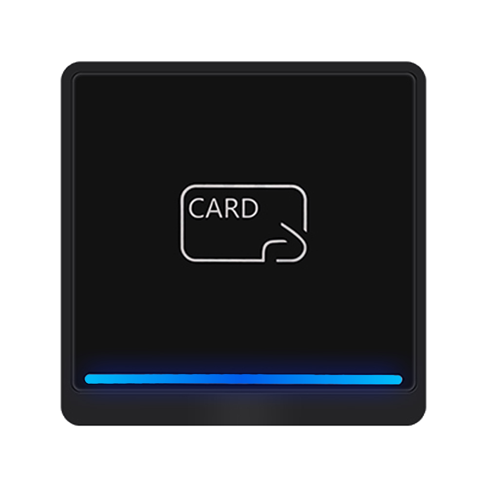 SMQT 双频 125kHz/13.56MHz RFID 读卡器，采用 ISO 14443A/B 协议 3-5cm 读取距离，用于门禁控制 