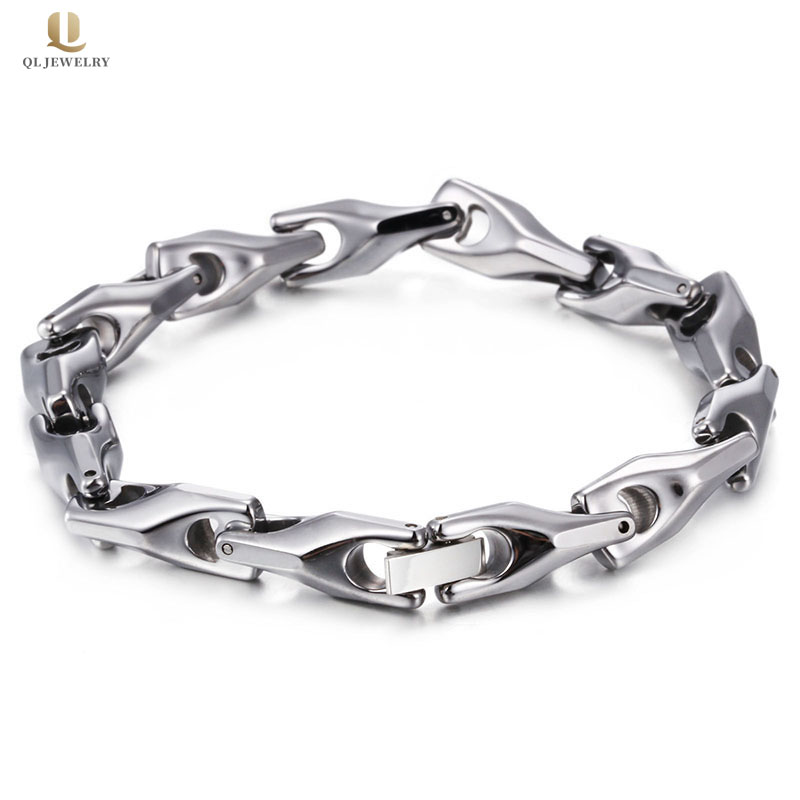 Braccialetto a catena in carburo di tungsteno per uomo di vendita calda