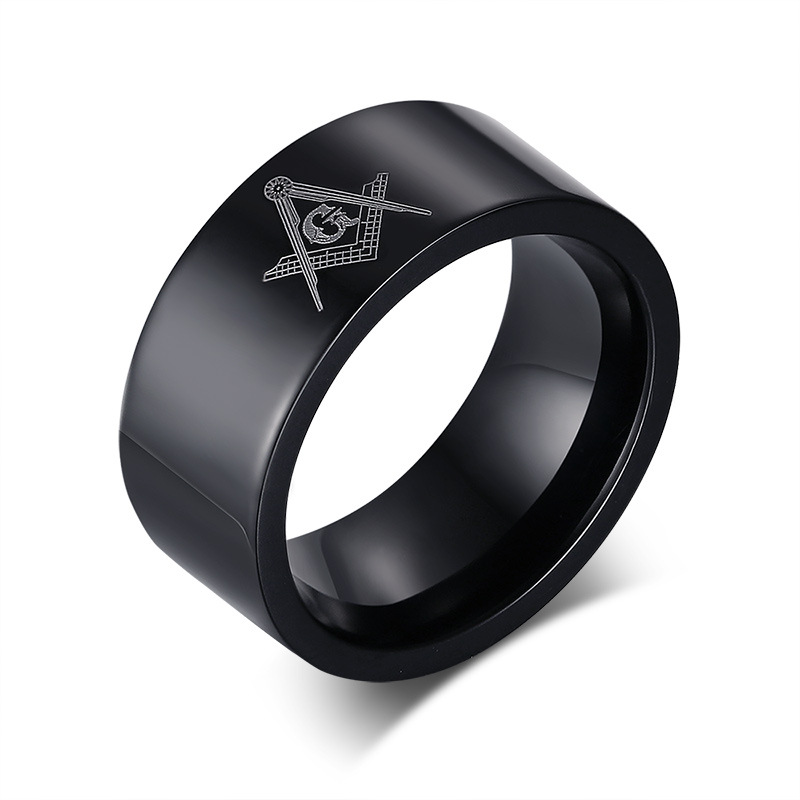 Popular custom engraved 8mm Plain High polish Black Tungsten carbide ring Tungsten finger ring tungsten carbide bands China Factory and Manufacturer