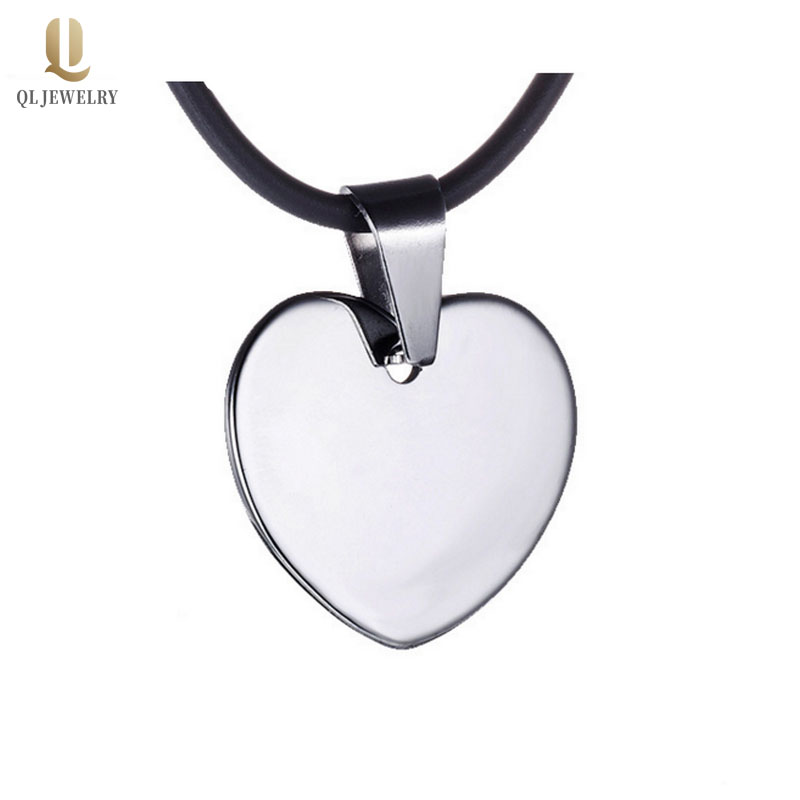 Damen- oder Herrenmode-Modeschmuck Wolframkarbid-Herz-Anhänger Wolfram-Herz-Halskette für Herren-Wolfram-Hunde-Tag China-Hersteller