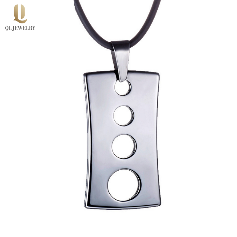 Hohe Qualität Männer Modeschmuck Wolframkarbid Anhänger Für Männer Wolfram Hundetikett Halskette China Hersteller