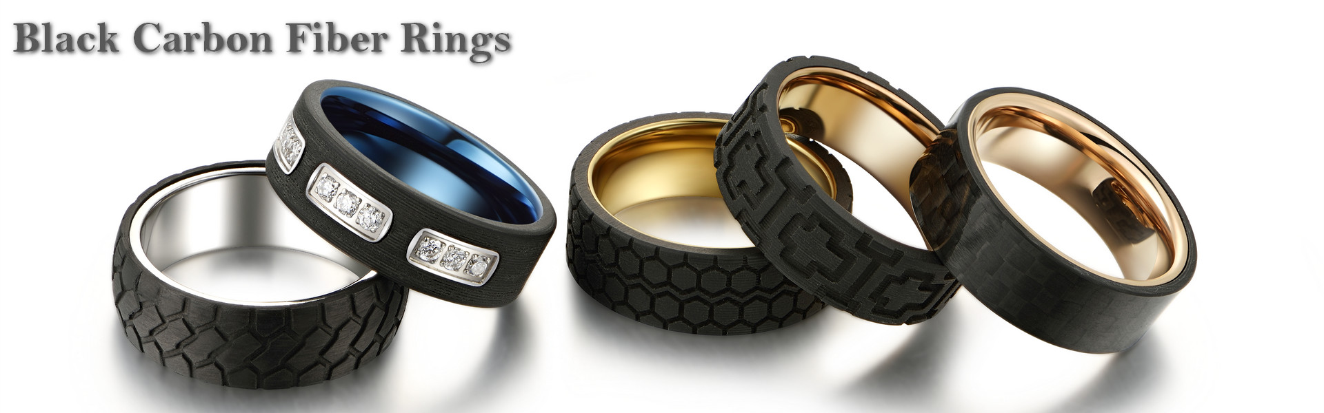 China Black Carbon Fiber Rings manufacturer