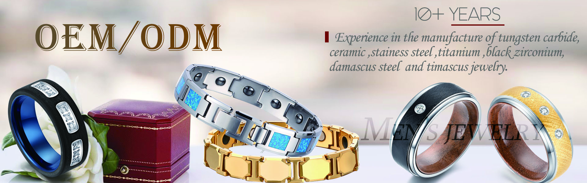 China Tungsten Jewelry OEM manufacturer