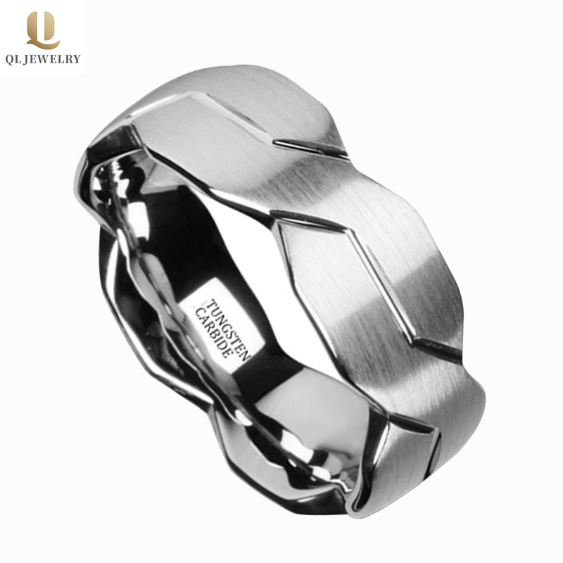 Special Wave Tungsten band Wholesale Mens Wedding Bands Tungsten Carbide Ring  China Manufacturer
