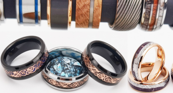 China Tungsten Rings in Stock manufacturer