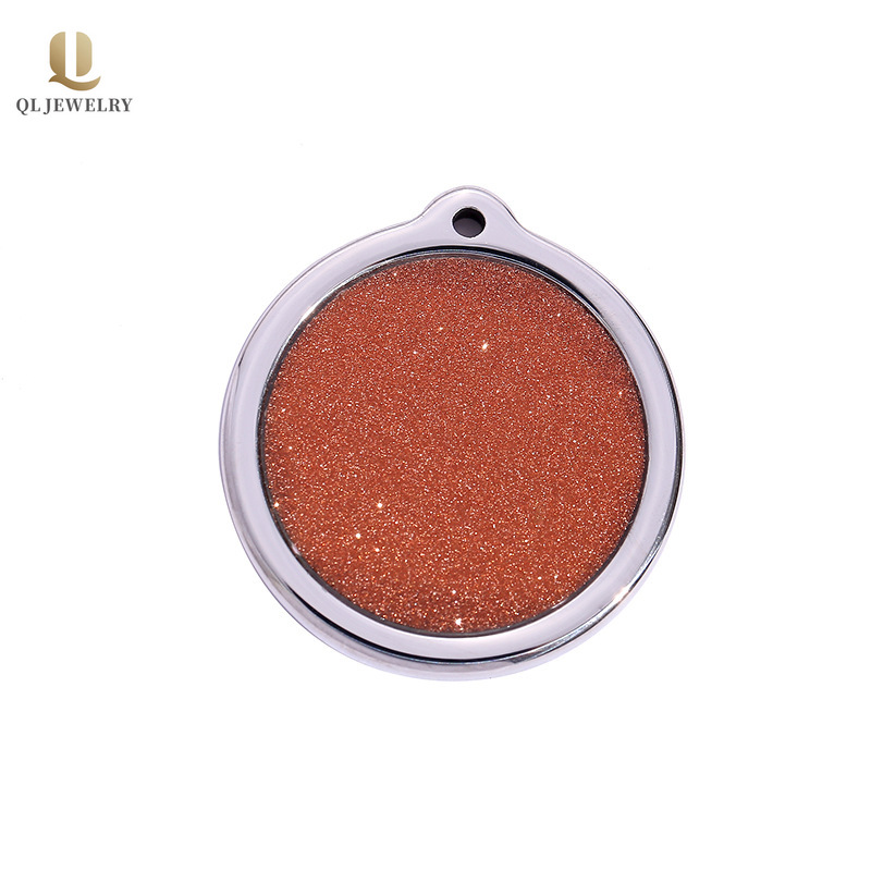 Wolfram-Kreis-Anhänger der neuesten und einfachen Männer mit Wolfram-Halsketten-Anhänger des orange Sandstein-Manns China-Hersteller