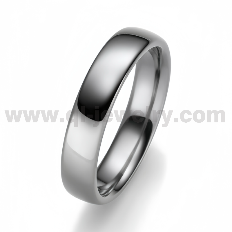 Paarringe aus seltenem Metall aus reinem Tantal, 5 mm gewölbter, hochglanzpolierter Tantalring, chinesischer Hersteller