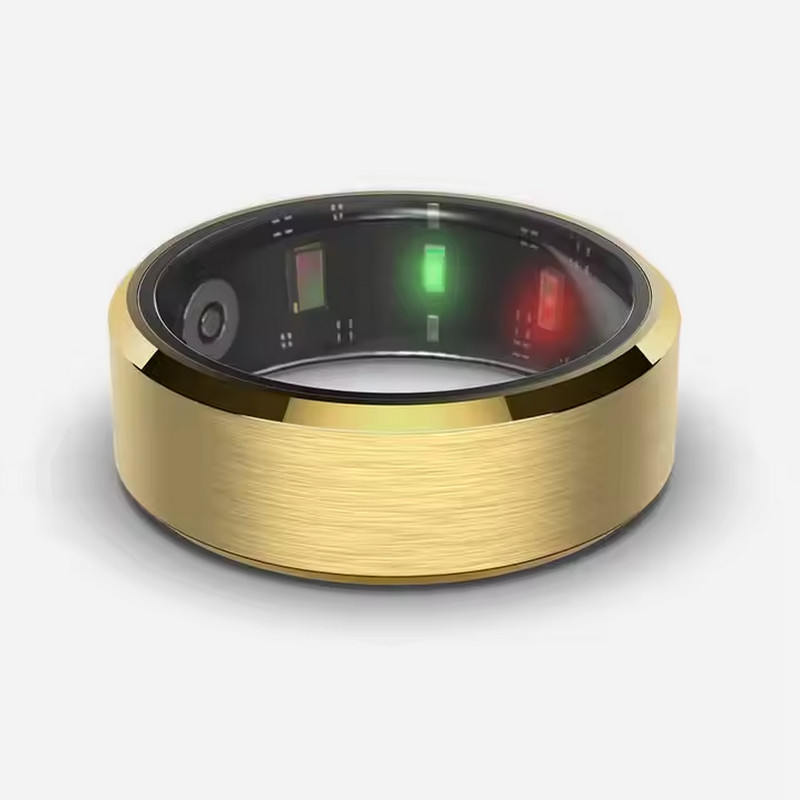 Vendita calda per placcatura in oro tungsten Carbide Health Smart Ring OEM Custom White Etichetta White Heart Aironisti Withool Fashion Men Ring Sports Ring China Produttore