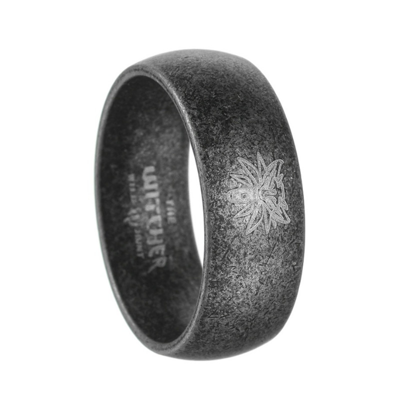 Europäischer und amerikanischer Retro Old Silver Wolf Head 316 Edelstahl Ring Der Hexer 3 Herrenring China Hersteller