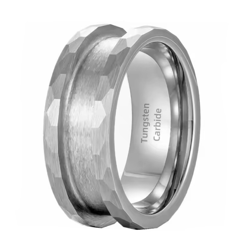 Vente chaude de haute qualité Classic Classic Channel Tunred Tungsten Ring Core for Wood Opal Meteorite Incrup Fabricant de Chine de haute qualité