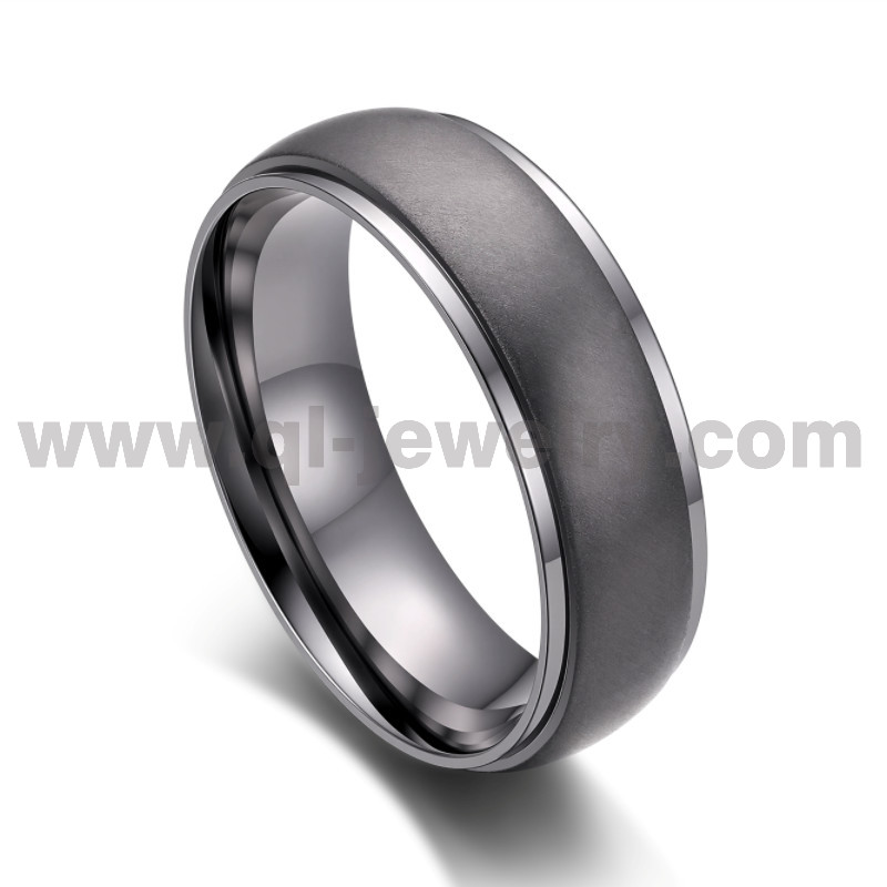 Hochwertige 8-mm-Hochzeitsringe aus reinem Tantal mit gewölbter und abgestufter Kante – anpassbare Größen und Ausführungen
