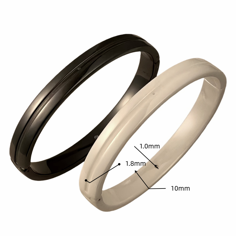 Bracciali in ceramica premium stile INS all'ingrosso: design aperto di lusso con diamanti intarsiati