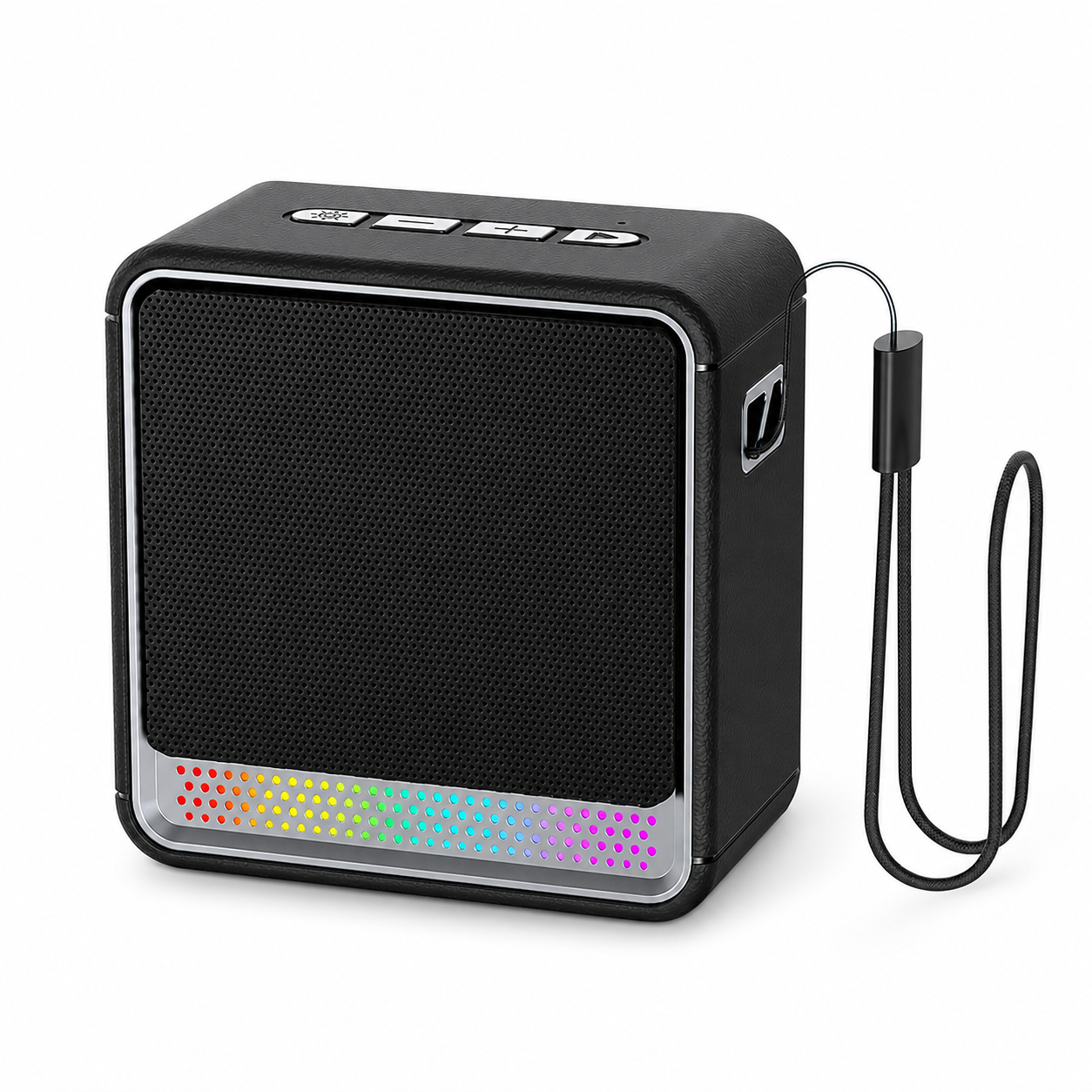 Personalisierter Retro-Wireless-Lautsprecher mit Logo, RGB-LED-Licht, individueller Foto-Stereo-Sound, tragbarer Mini-Wireless-Lautsprecher für zu Hause im Freien