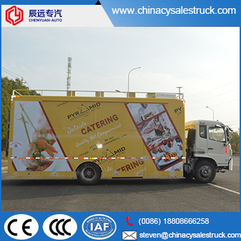 Larger of mobile food vehicles supplier with more fuction made in china