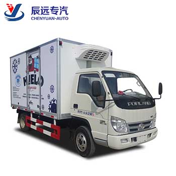 Forland Brand Small Refrigerated Van Truck Fabricante en venta