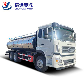 Dongfeng Brand15-20 CBM Fresh Milk Tank Transport Transport Transporter Trucker