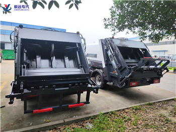 Small waste compactor truck special compression garbage collection vehicle price