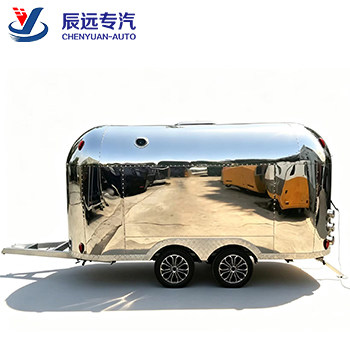 Fashion style mobile dining car two axes food vending car price