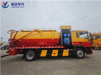 Camiones aspiradores de aguas residuales de 10m3 serie Tianjin a la venta en China