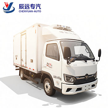 Foton brand 3-5 tons frozen van refrigerator trucks supplier