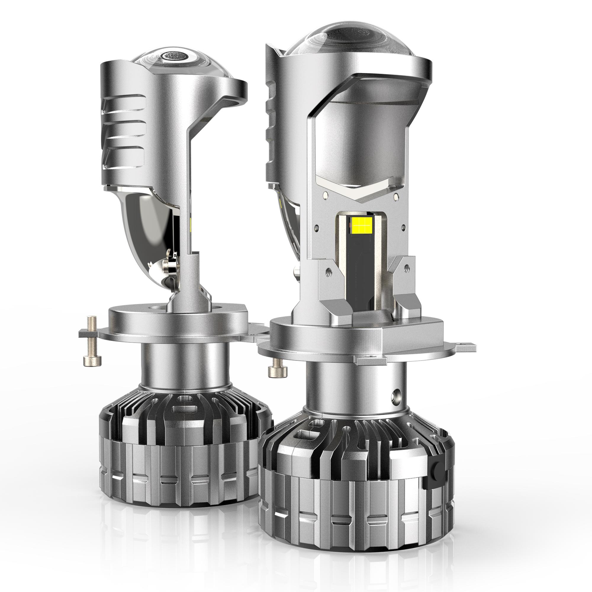 China High Power H4 LED Headlight Auto Lamp Mini Projector Lens Car Light Bulb 6000LM Conversion Kit Hi/Lo 70W 6000K - COPY - em8cpw fabricante