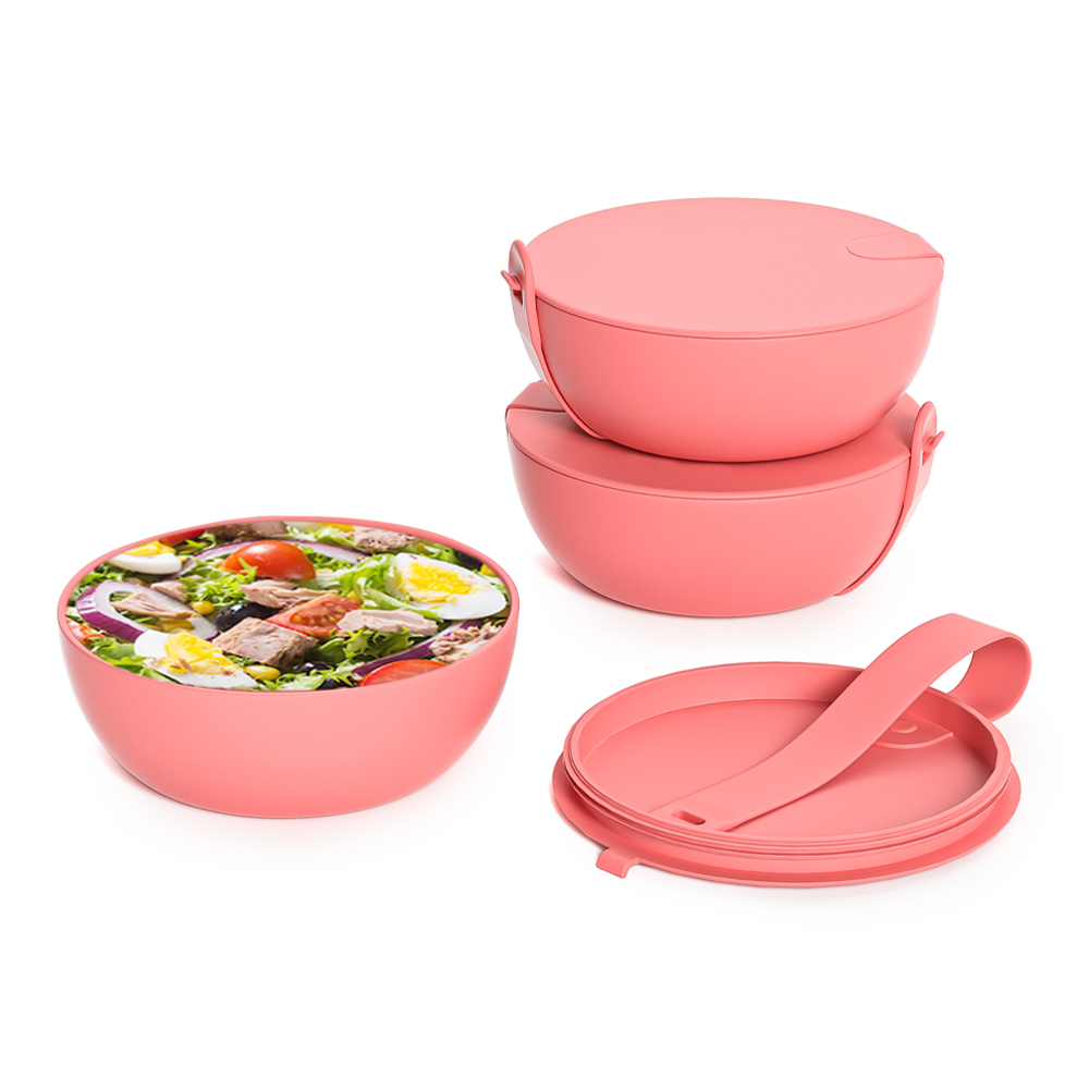 Benhaida Boîte à lunch à bento de sécurité micro-ondes 1.2L Portable Grande salade en plastique PP en plastique PP PP à imperméable avec couvercle