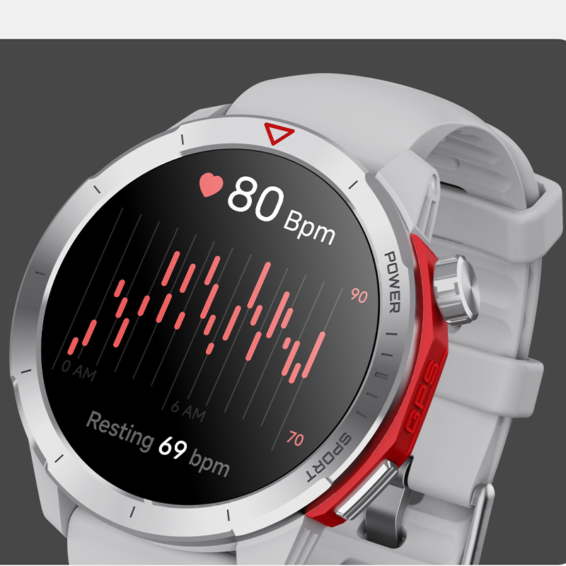 Relógio GPS Smart Watch AMOLED Display Smartwatch GPS Tracker para esportes ao ar livre (MG04)