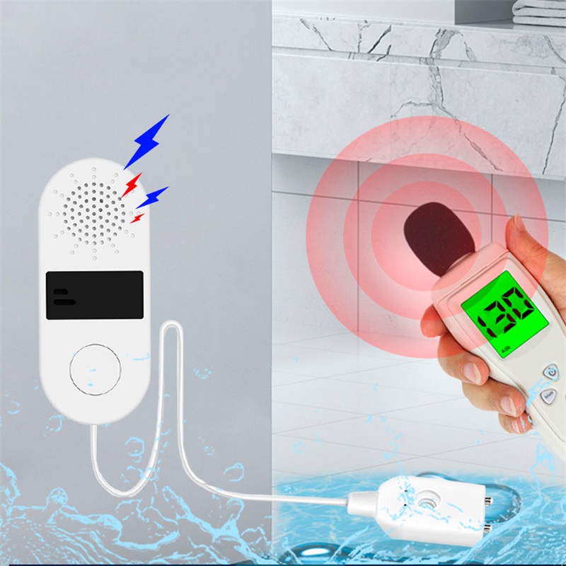 Sensor Detector de fugas de agua Wifi Tuya Zigbee Sensor de fugas de agua Sensor de agua con alarma de sonido y luz