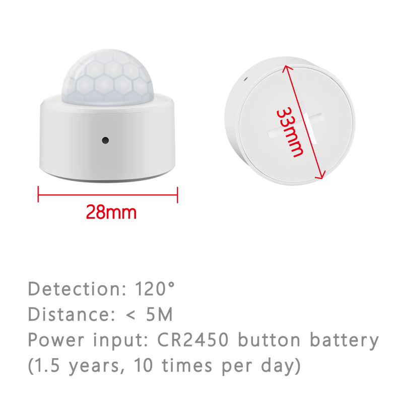 Smart Home Pir Sensor Menschlicher Detektor Tuya Zigbee Menschlicher Infrarotsensor