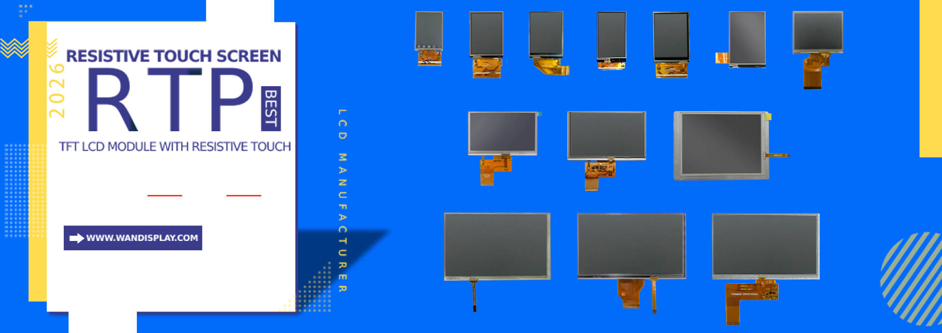 Resistive Touch Screen (RTP)